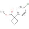 Cyclobutanecarboxylic acid, 1-(4-chlorophenyl)-, methyl ester