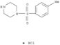 Piperazine,1-[(4-methylphenyl)sulfonyl]-, hydrochloride (1:1)
