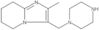 5,6,7,8-Tetrahydro-2-methyl-3-(1-piperazinylmethyl)imidazo[1,2-a]pyridine