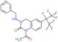 1-acetyl-6-(1,1,1,2,3,3,3-heptafluoropropan-2-yl)-3-[(pyridin-3-ylmethyl)amino]-3,4-dihydroquinazo…