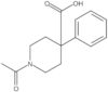 4-Piperidinecarboxylic acid, 1-acetyl-4-phenyl-