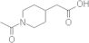 4-Piperidineacetic acid, 1-acetyl-