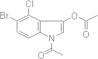 1-Acetyl-5-bromo-4-chloro-1H-indol-3-yl acetate