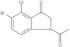 1-Acetyl-5-bromo-4-chloro-1,2-dihydro-3H-indol-3-one