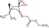 ethyl 2-[(Z)-[(1S,2S,5S)-2-hydroxy-2,6,6-trimethyl-norpinan-3-ylidene]amino]acetate