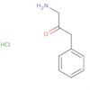 2-Propanone, 1-amino-3-phenyl-, hydrochloride (1:1)