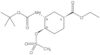 Ethyl (1S,3R,4R)-3-[[(1,1-dimethylethoxy)carbonyl]amino]-4-[(methylsulfonyl)oxy]cyclohexanecarboxy…