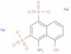 sodium hydrogen 4-amino-5-hydroxynaphthalene-1,3-disulphonate
