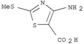 5-Thiazolecarboxylicacid, 4-amino-2-(methylthio)-