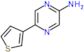 5-(thiophen-3-yl)pyrazin-2-amine