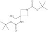 1,1-Dimethylethyl 3-[[(1,1-dimethylethoxy)carbonyl]amino]-3-(hydroxymethyl)-1-azetidinecarboxylate