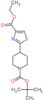 1,1-Dimethylethyl 4-[4-(ethoxycarbonyl)-2-thiazolyl]-1-piperidinecarboxylate