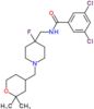 3,5-dichloro-N-({1-[(2,2-dimethyltetrahydro-2H-pyran-4-yl)methyl]-4-fluoropiperidin-4-yl}methyl)...