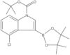 1,1-Dimethylethyl 4-chloro-3-(4,4,5,5-tetramethyl-1,3,2-dioxaborolan-2-yl)-1H-indole-1-carboxylate