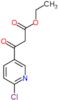 ethyl 3-(6-chloropyridin-3-yl)-3-oxopropanoate