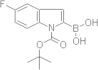 1-(1,1-Dimethylethyl) 2-borono-5-fluoro-1H-indole-1-carboxylate