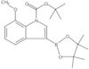 1,1-Dimethylethyl 7-methoxy-3-(4,4,5,5-tetramethyl-1,3,2-dioxaborolan-2-yl)-1H-indole-1-carboxylate
