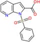 1-(benzenesulfonyl)pyrrolo[2,3-b]pyridine-2-carboxylic acid