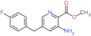 methyl 3-amino-5-[(4-fluorophenyl)methyl]pyridine-2-carboxylate