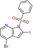 4-Bromo-2-iodo-1-(phenylsulfonyl)-1H-pyrrolo[2,3-b]pyridine