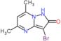 3-bromo-5,7-dimethylpyrazolo[1,5-a]pyrimidin-2(1H)-one