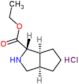 Ethyl (1S,3aR,6aS)-octahydrocyclopenta[c]pyrrole-1-carboxylate hydrochloride (1:1)