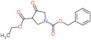 1-benzyl 3-ethyl 4-oxopyrrolidine-1,3-dicarboxylate