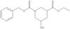 3-Ethyl 1-(phenylmethyl) 5-hydroxy-1,3-piperidinedicarboxylate