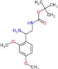 tert-butyl N-[2-amino-2-(2,4-dimethoxyphenyl)ethyl]carbamate