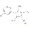 2-Amino-1-(3-chlorophenyl)-4,5-dimethyl-1H-pyrrole-3-carbonitrile