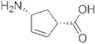 2-Cyclopentene-1-carboxylicacid,4-amino-, (1S,4R)-