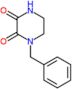 1-benzylpiperazine-2,3-dione