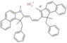 2-[3-[1,3-Dihydro-1,3-dimethyl-1-(phenylmethyl)-2H-benz[e]indol-2-ylidene]-1-propen-1-yl]-1,3-dime…