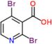 Acido 2,4-dibromonicotinico