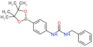 1-benzyl-3-[4-(4,4,5,5-tetramethyl-1,3,2-dioxaborolan-2-yl)phenyl]urea