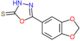 5-(1,3-benzodioxol-5-yl)-1,3,4-oxadiazole-2(3H)-thione