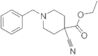 Etil 4-ciano-1-(fenilmetil)-4-piperidinocarboxilato