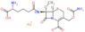 (6R,7S)-3-[[(Aminocarbonyl)oxy]methyl]-7-[[(5R)-5-amino-5-carboxy-1-oxopentyl]amino]-7-methoxy-8-o…