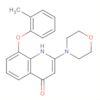 4(1H)-Quinolinone, 8-(2-methylphenoxy)-2-(4-morpholinyl)-