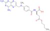 5-butoxy-2-[(4-{[(2,4-diaminopteridin-6-yl)methyl](methyl)amino}benzoyl)amino]-5-oxopentanoic acid…