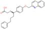 ({4-phenyl-1-[4-(quinolin-2-ylmethoxy)phenyl]butyl}sulfanyl)acetic acid