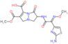 acido 6-{[(2E)-2-(2-ammino-1,3-tiazol-4-il)-2-(metossimino)acetil]ammino}-2-(metossicarbonil)-5-os…