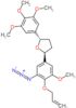 (2S,5S)-2-[3-azido-5-methoxy-4-(prop-2-en-1-yloxy)phenyl]-5-(3,4,5-trimethoxyphenyl)tetrahydrofuran