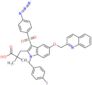 3-{3-[(4-azidophenyl)sulfonyl]-1-(4-iodobenzyl)-5-(quinolin-2-ylmethoxy)-1H-indol-2-yl}-2,2-dimeth…