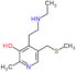 4-[2-(ethylamino)ethyl]-2-methyl-5-[(methylsulfanyl)methyl]pyridin-3-ol