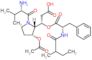 (3S)-3-[(2S,3R)-3-(acetyloxy)-1-L-valylpyrrolidin-2-yl]-3-{[N-(2-methylbutanoyl)-L-phenylalanyl]ox…