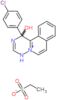 4H-[1,2,4]Triazino[6,1-a]isoquinolin-5-ium, 1-(4-chlorophenyl)-1-hydro-1-hydroxy-, ethanesulfonate…