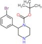tert-butyl 2-(3-bromophenyl)piperazine-1-carboxylate