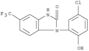 2H-Benzimidazol-2-one,1-(5-chloro-2-hydroxyphenyl)-1,3-dihydro-5-(trifluoromethyl)-