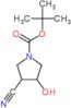tert-butyl 3-cyano-4-hydroxypyrrolidine-1-carboxylate